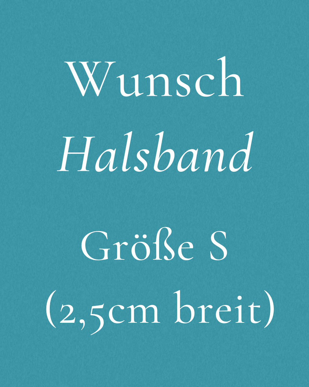 Wunsch-Halsband S